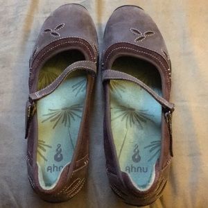Ahnu “Gracie” Brown MaryJane Shoes Size 8